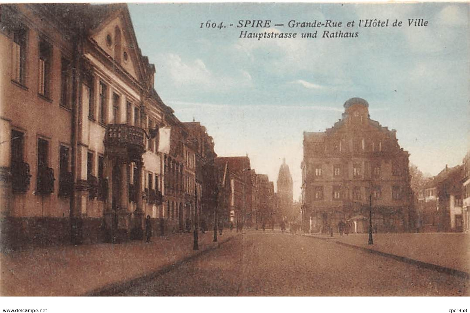 Allemagne - N°71926 - SPEYER - SPIRE - Grande-Rue Et L'Hôtel De Ville - Speyer