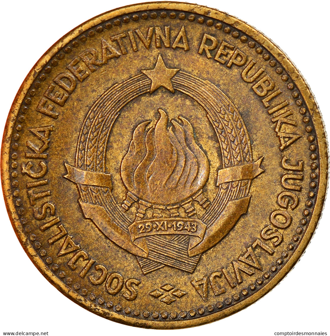 Monnaie, Yougoslavie, 10 Dinara, 1963, TTB+, Aluminum-Bronze, KM:39 - Yugoslavia