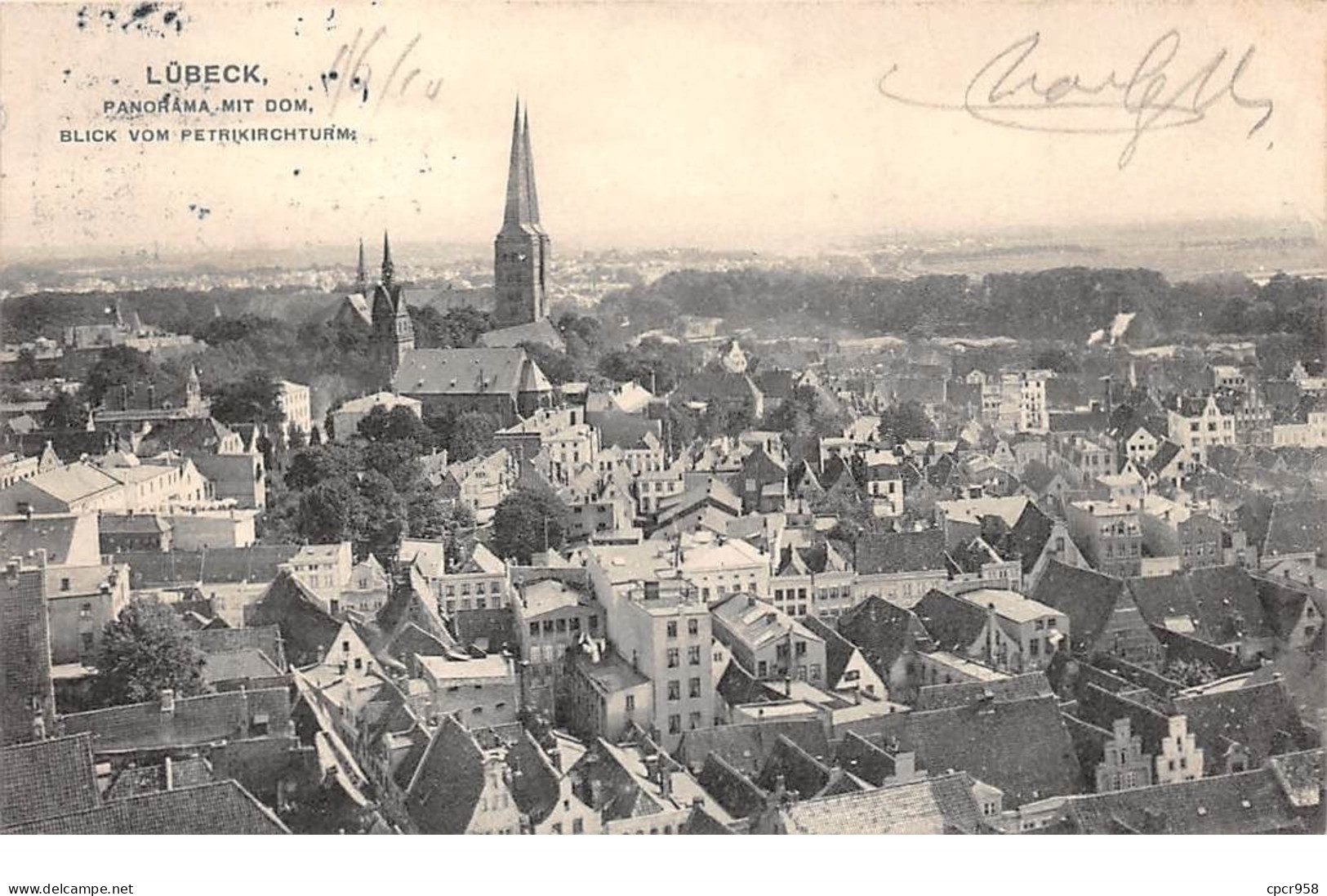 Allemagne - N°68137 - LÜBECK - Panorama Mit Dom Blick Vom Petrikirchturm - Luebeck