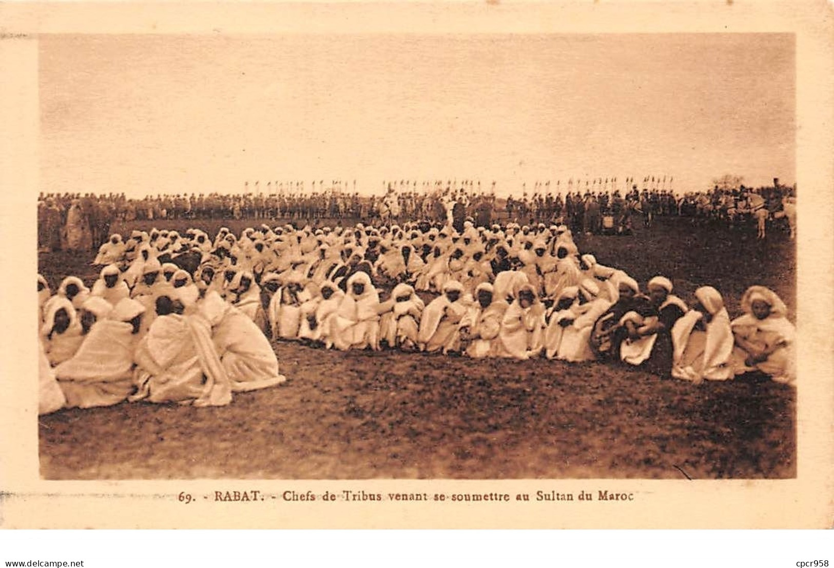Maroc - N°68044 - RABAT - Chefs De Tribu Venant Se Soumettre Au Sultan Du Maroc - Rabat