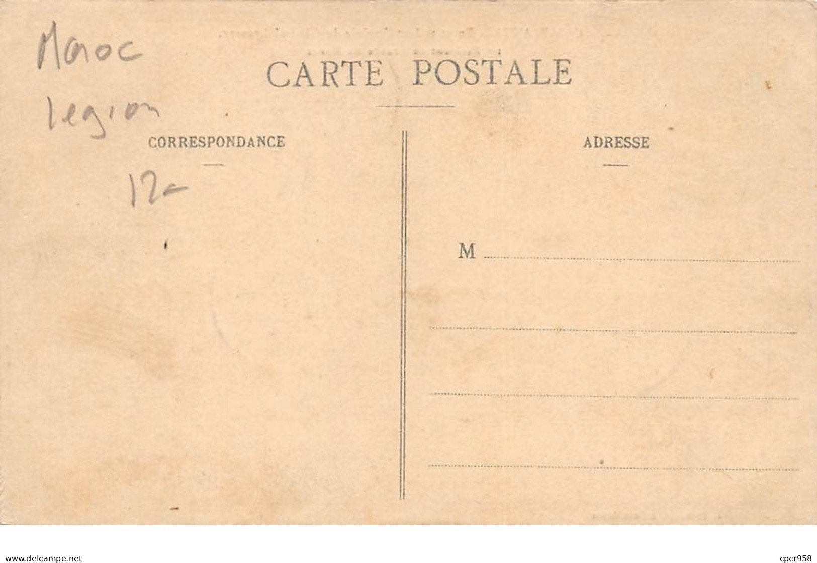 Maroc - N°68034 - CASABLANCA - En Attendant L'arrivée Du Général Lyautey - 1er Résident De France Au Maroc - Légion - Casablanca