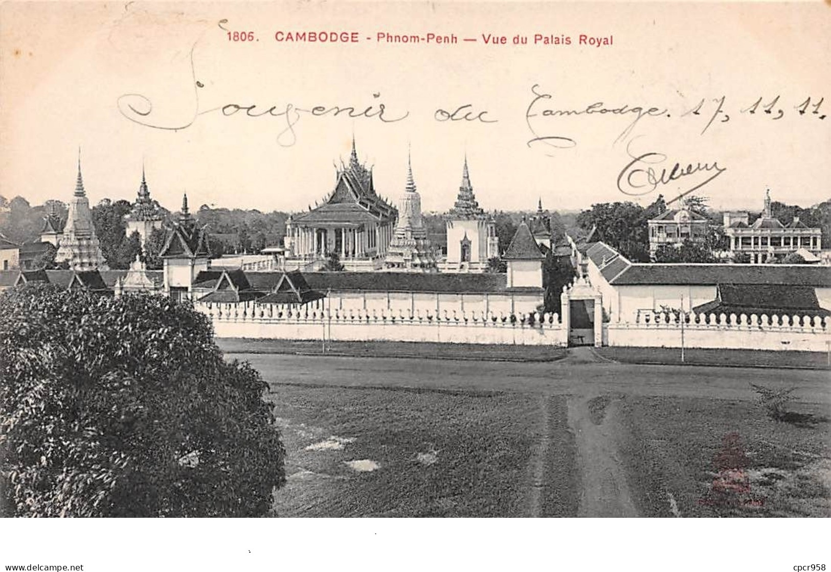 Viêt-Nam - N°68008 - Cambodge - PHNOM-PENH - Vue Du Palais Royal - Viêt-Nam