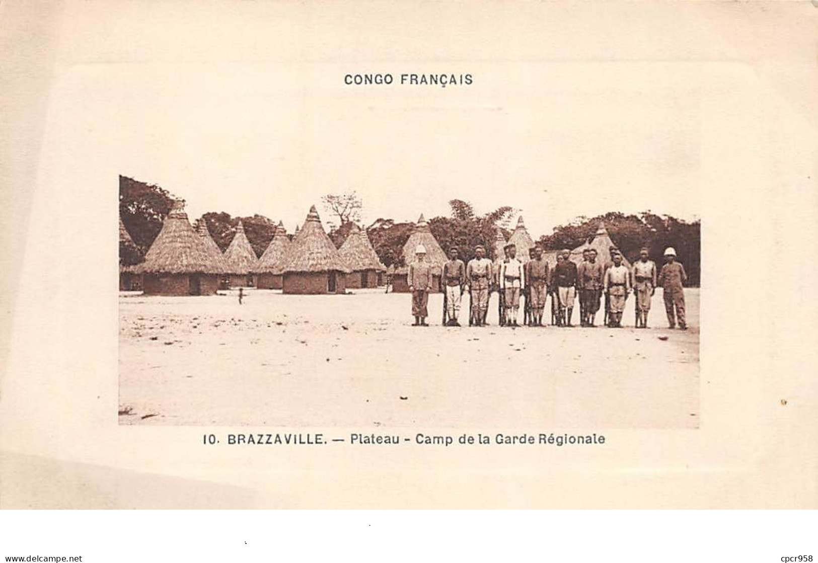 Congo - N°67745 - BRAZZAVILLE - Plateau - Camp De La Garde Régionale - Brazzaville