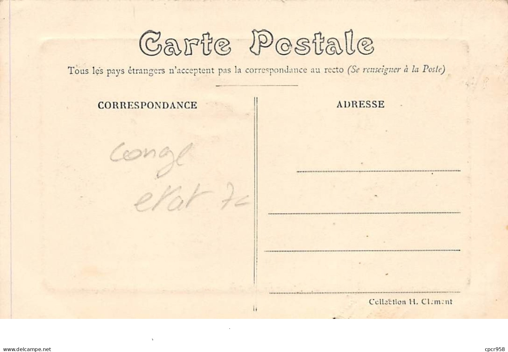 Congo - N°67729 - BRAZZAVILLE -Quartier Militaire Du Tchad - Résidence Du Commandant Des Troupes -Carte Vendue En L'état - Brazzaville