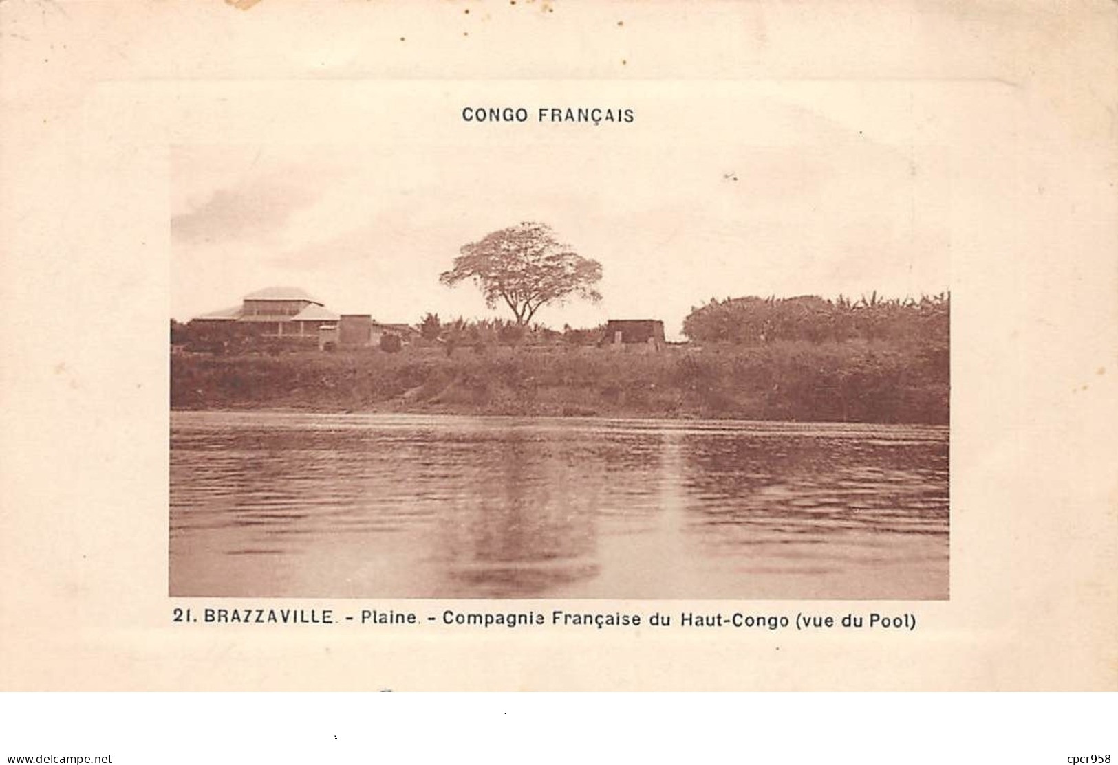 Congo - N°67727 - BRAZZAVILLE - Plaine - Compagnie Française Du Haut-Congo (vue Du Pool) - Brazzaville