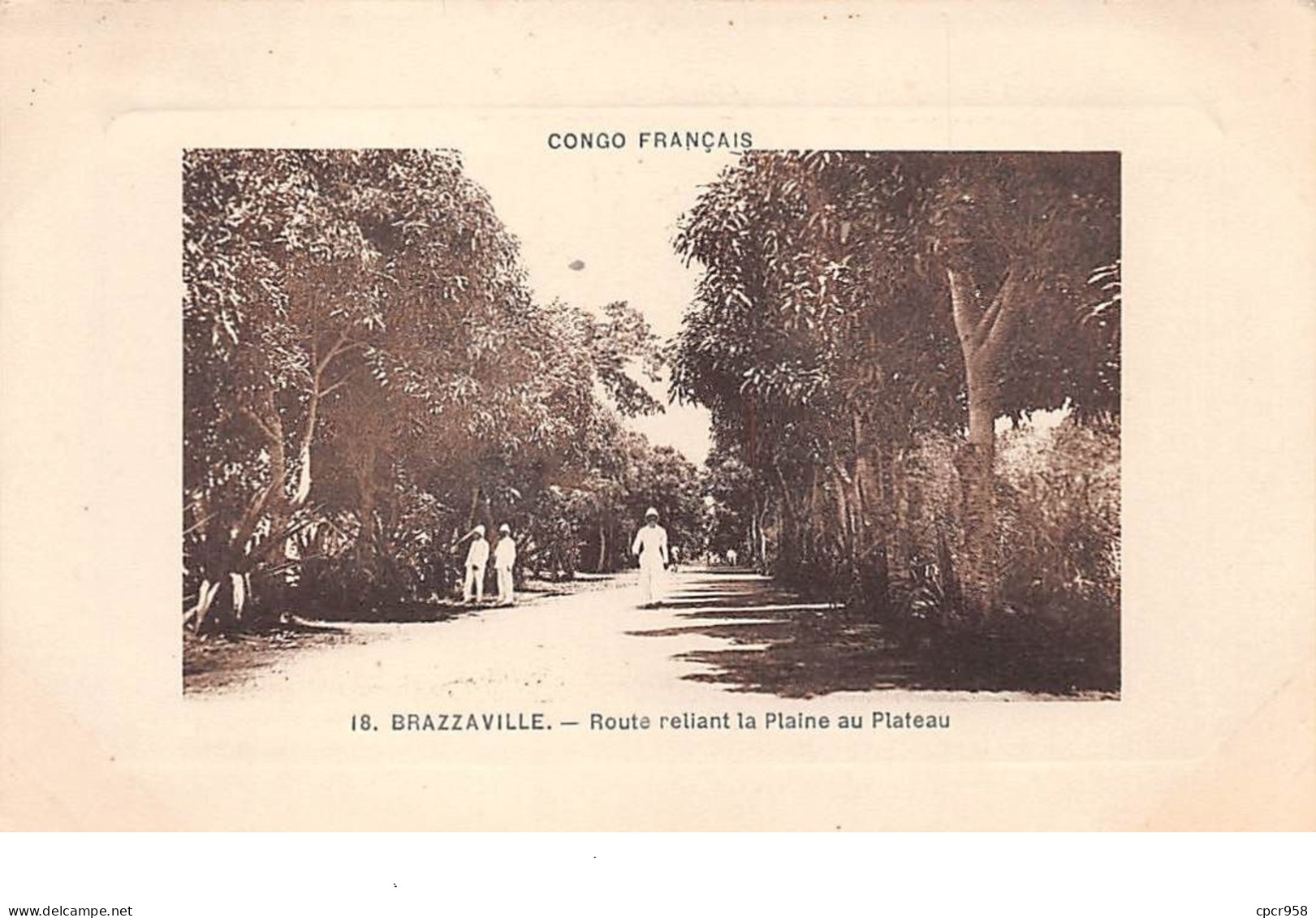 Congo - N°67725 - BRAZZAVILLE - Route Reliant La Plaine Au Plateau - Brazzaville