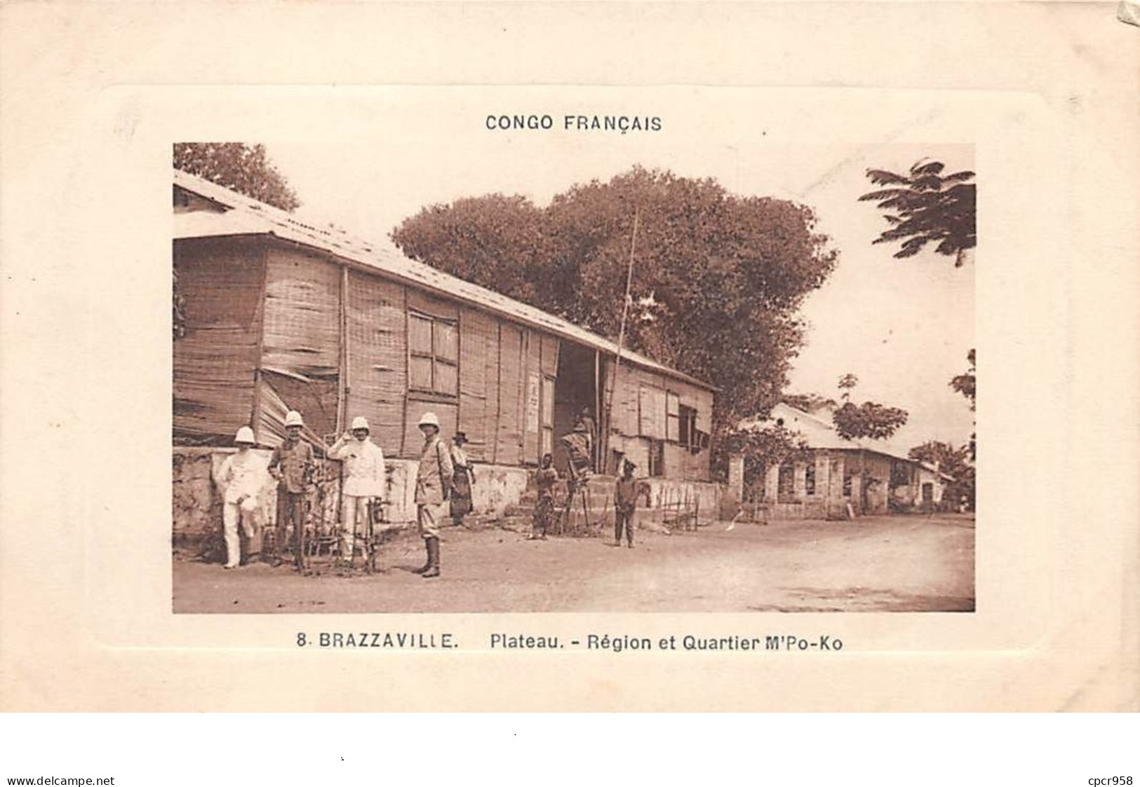 Congo - N°67728 - BRAZZAVILLE - Plateau - Région Et Quartier M'Po-Ko - Brazzaville