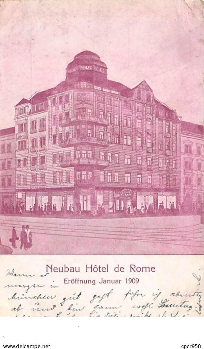 Allemagne - N°67434 - Neubau Hôtel De Rome - Eröffnung Januar 1909 - To Identify