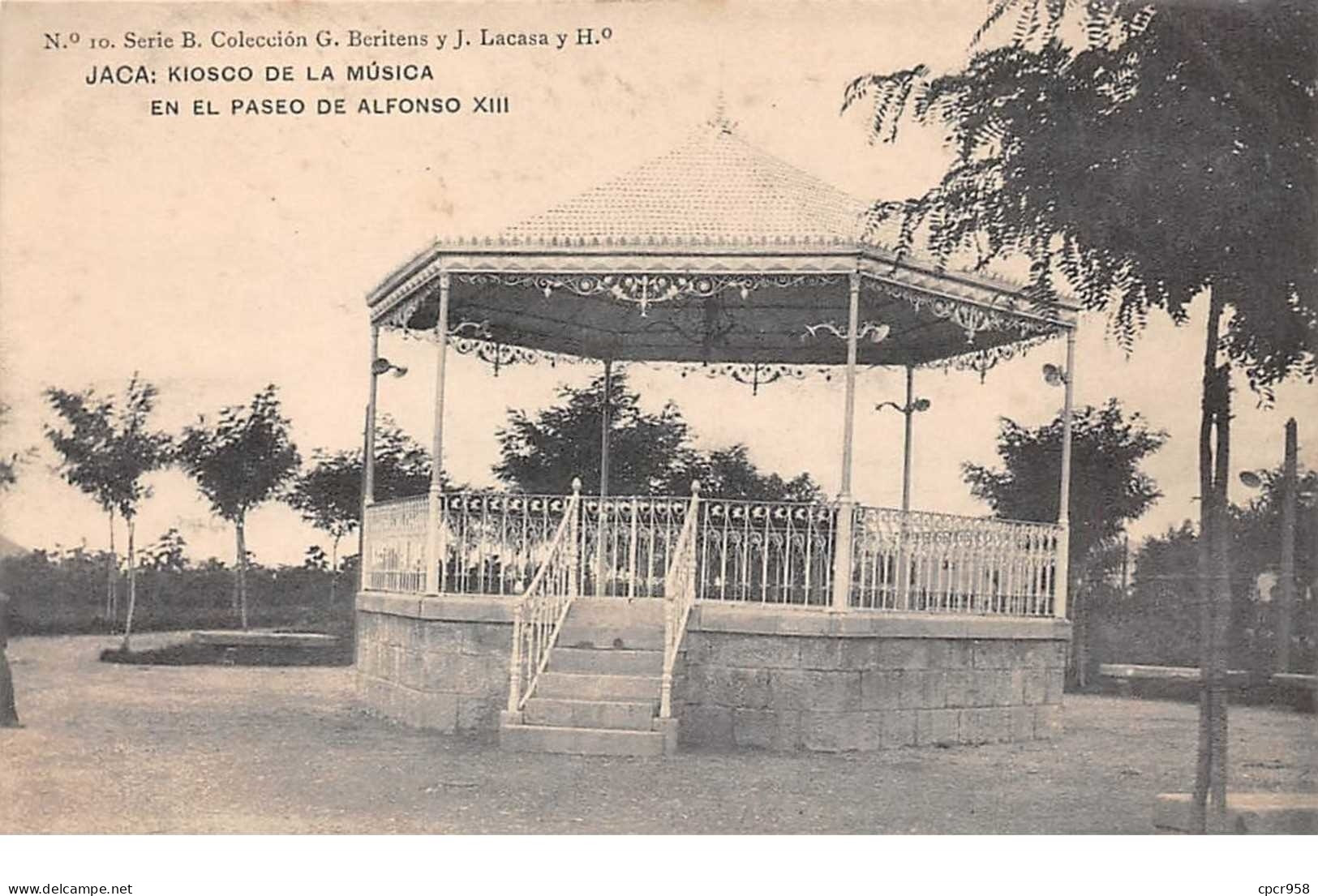 Espagne - N°61291 - JACA : Kiosco De La Musica En El Paseo De Alfonso XIII - Huesca