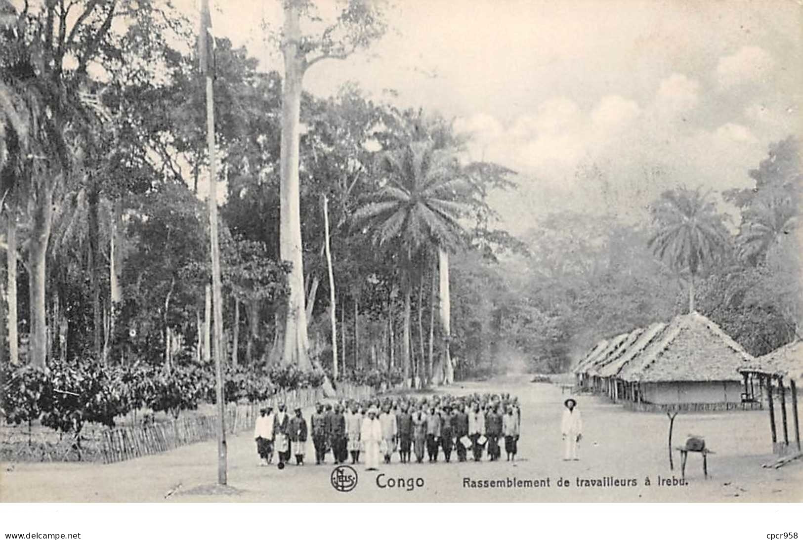 Congo Belge - N°61525 - Rassemblement De Travailleurs ïIrebu - Belgisch-Kongo