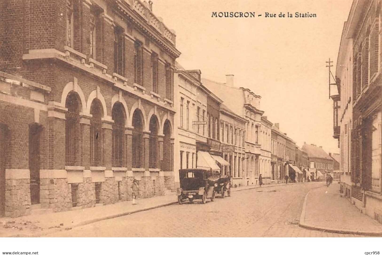 Belgique - N°61254 - MOUSCRON - Rue De La Station - Mouscron - Moeskroen