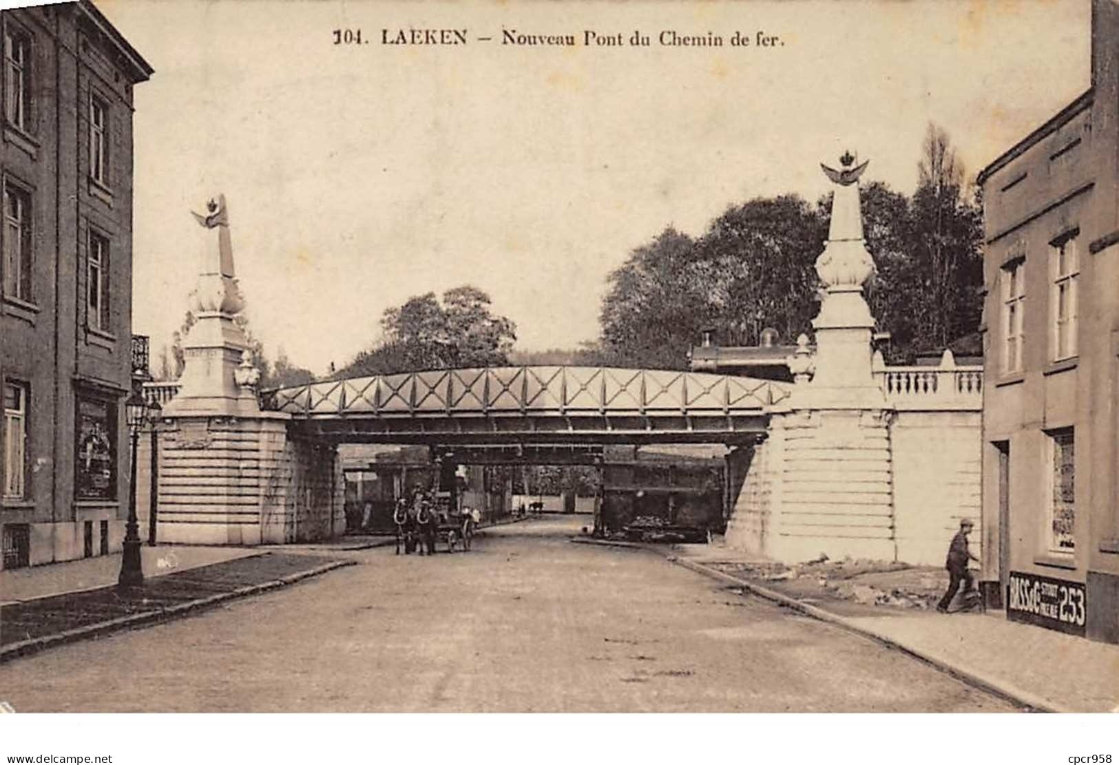 Belgique - N°61233 - LAEKEN - Nouveau Pont Du Chemin De Fer - Laeken