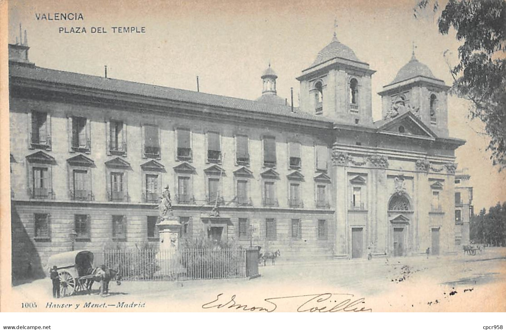 Espagne - N°64474 - Valencia - Plaza Del Temple - Valencia