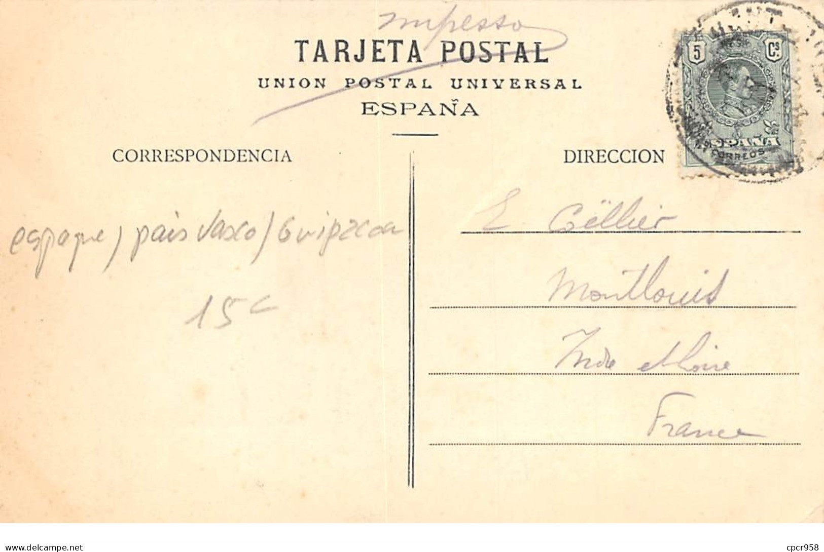 Espagne - N°64463 - Guipuzcoa - FUENTERRABIA - El 8 De Septiembre (n°8) - Guipúzcoa (San Sebastián)