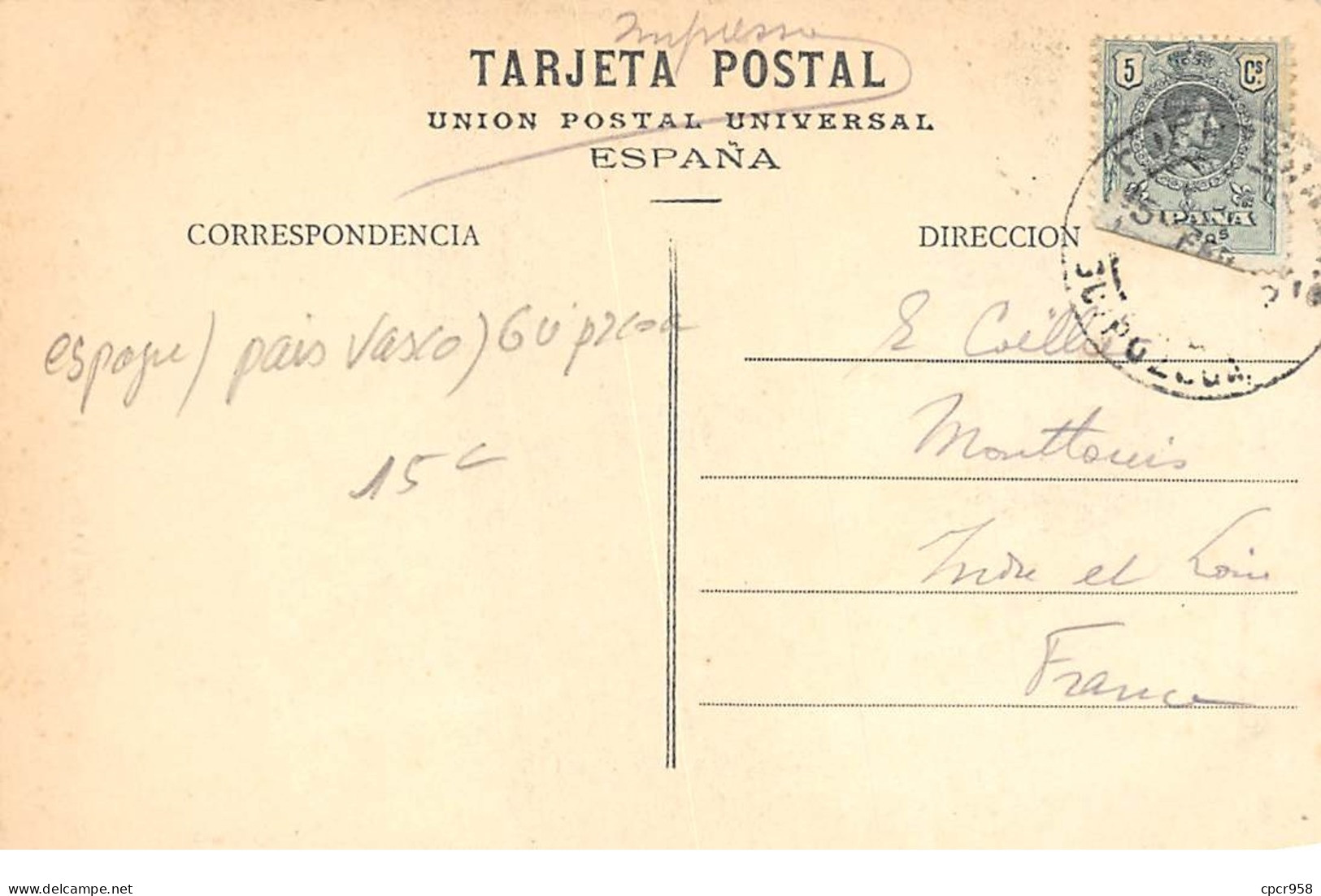 Espagne - N°64462 - Guipuzcoa - FUENTERRABIA - El 8 De Septiembre (n°9) - Guipúzcoa (San Sebastián)