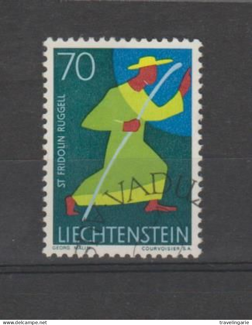 Liechtenstein 1967-71 Saint Fridolin 70R ° Used - Used Stamps
