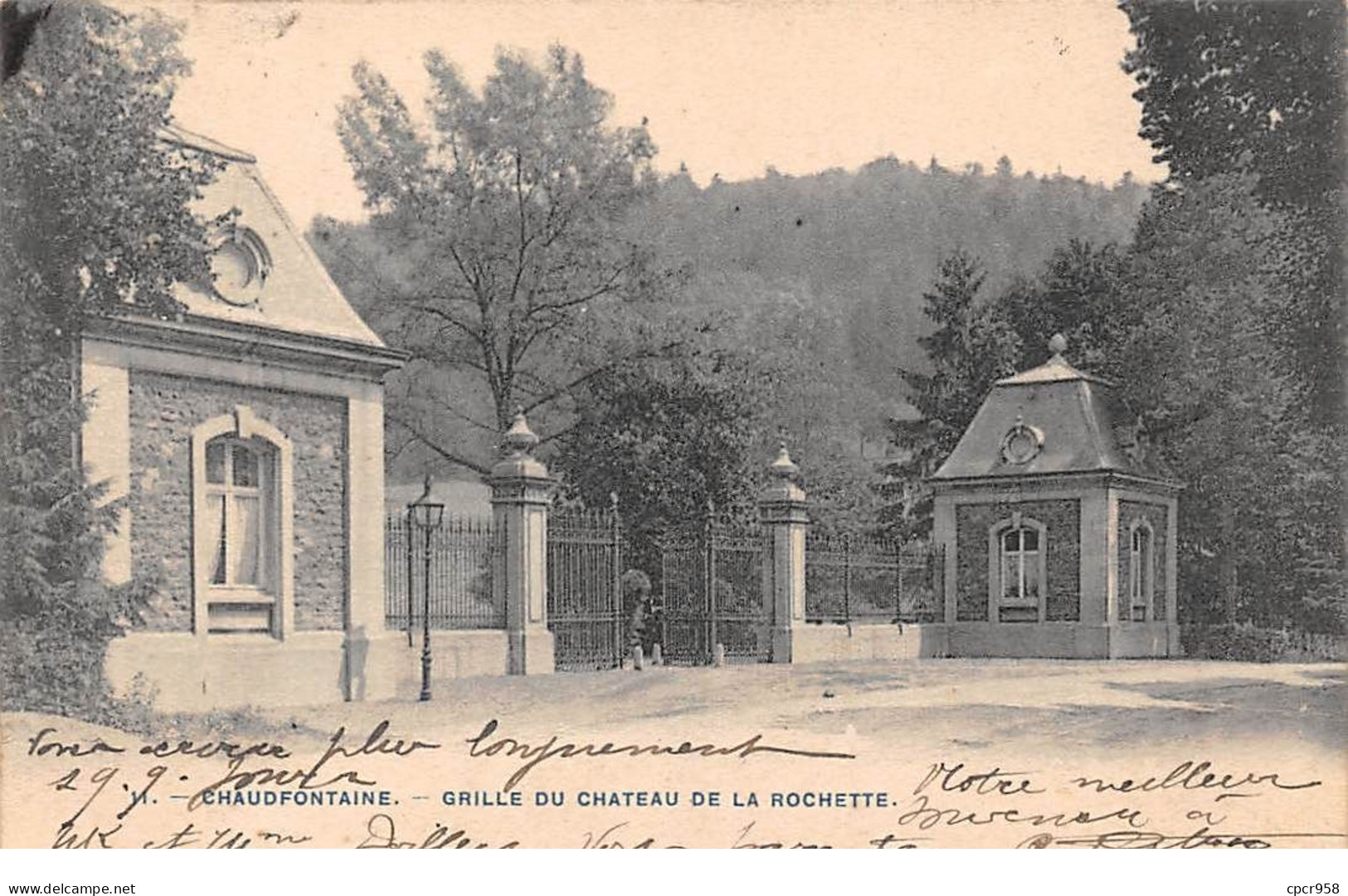 Belgique - N°75999 - CHAUDFONTAINE - Grille Du Château De La Rochette - Chaudfontaine