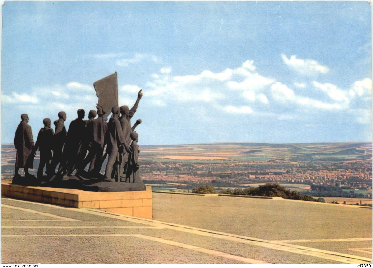 Buchenwald, Nationale Mahn- Und Gedenkstätte, Blick Auf Weimar - Weimar