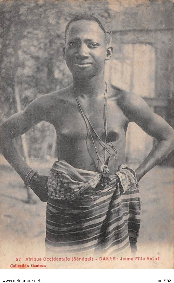 Sénégal - N°74955 - Afrique Occidentale - DAKAR - Jeune Fille Volot - Jeune Femme Beauté - Senegal