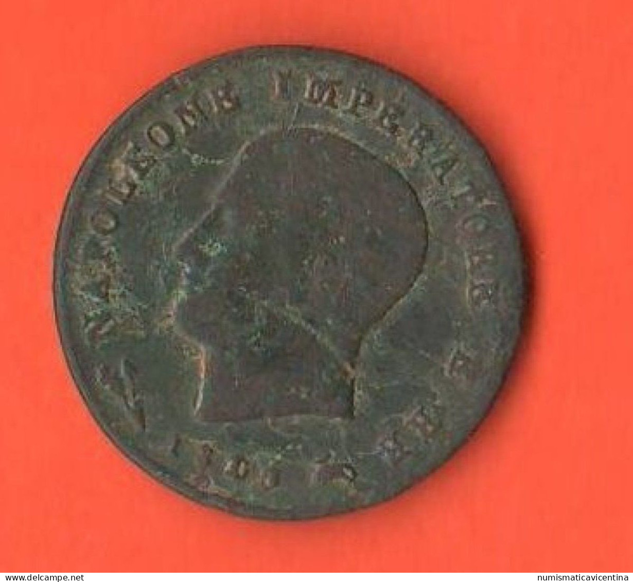 Napoleone 3 Centesimi 1813 Mint Bologna VARIANTE Cifre 13 Su Data 0 - Napoleonic