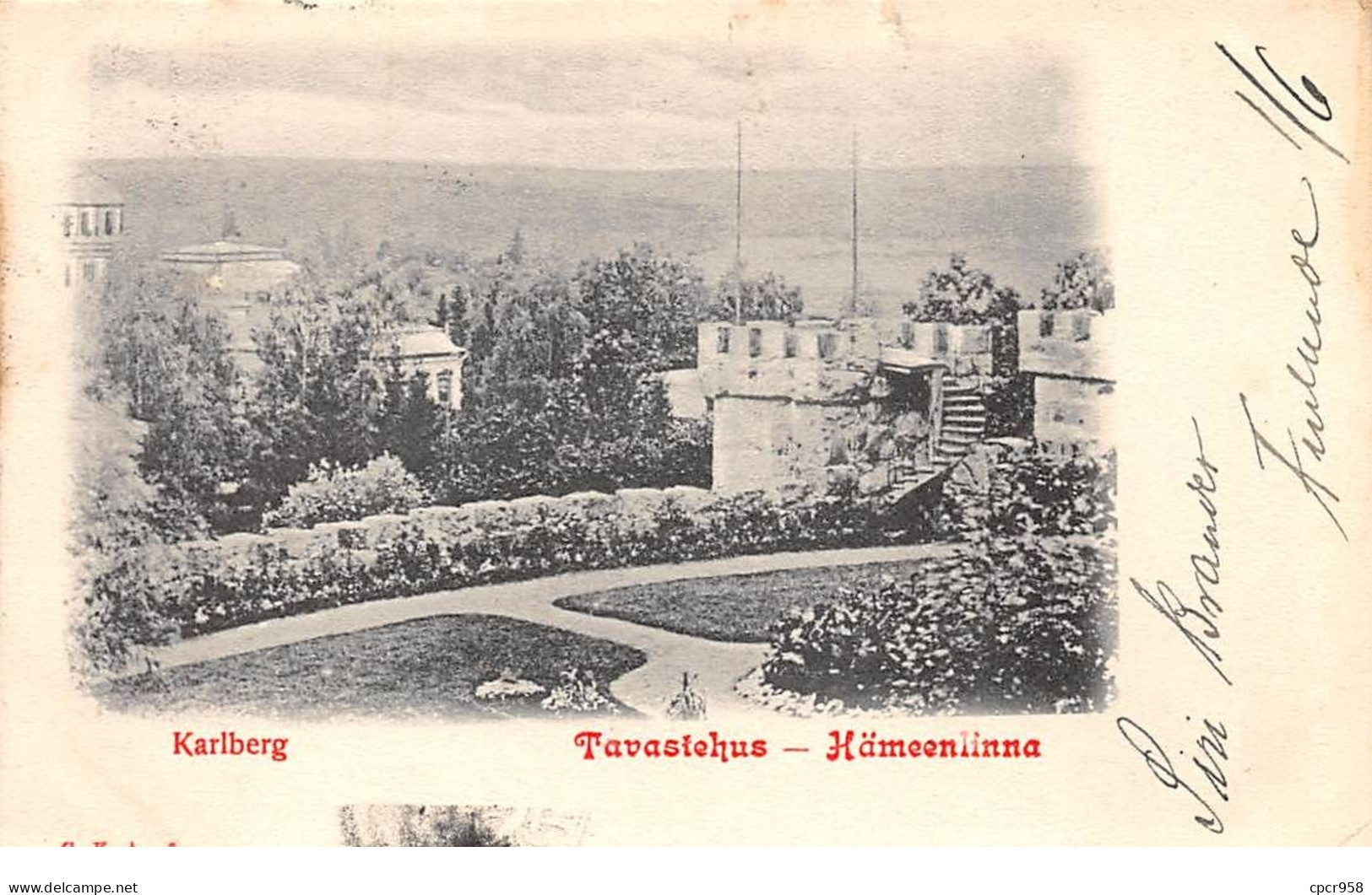 Finlande - N°73770 - Karlberg - Tavastehus Kämeenlinna - Timbre Russe - Finlande