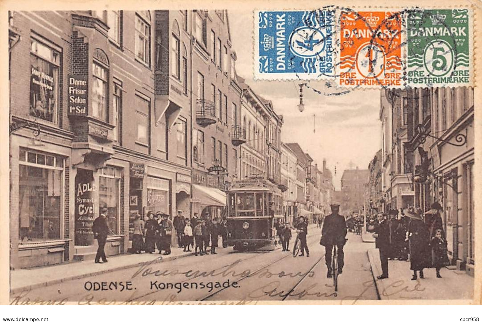 Danemark - N°73762 - ODENSE - Kongensgade - Tramway - Dänemark