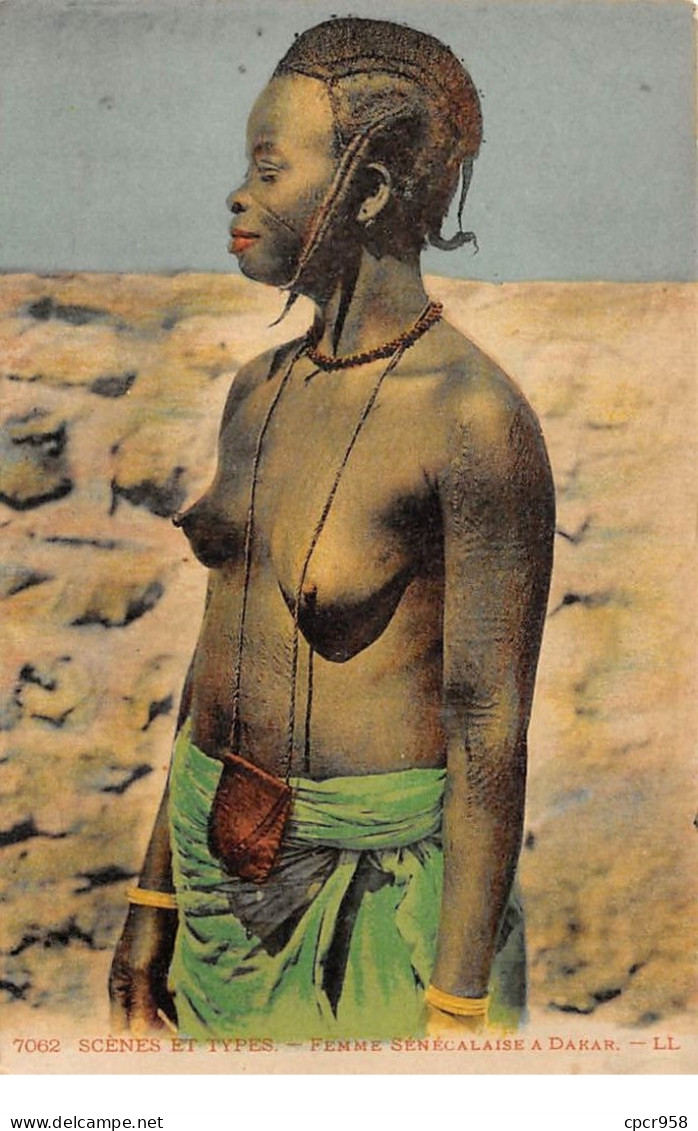 Sénégal - N°74943 - Scènes Et Types - Femme Sénégalaise à Dakar - Jeune Femme Beauté, Scarification - Senegal