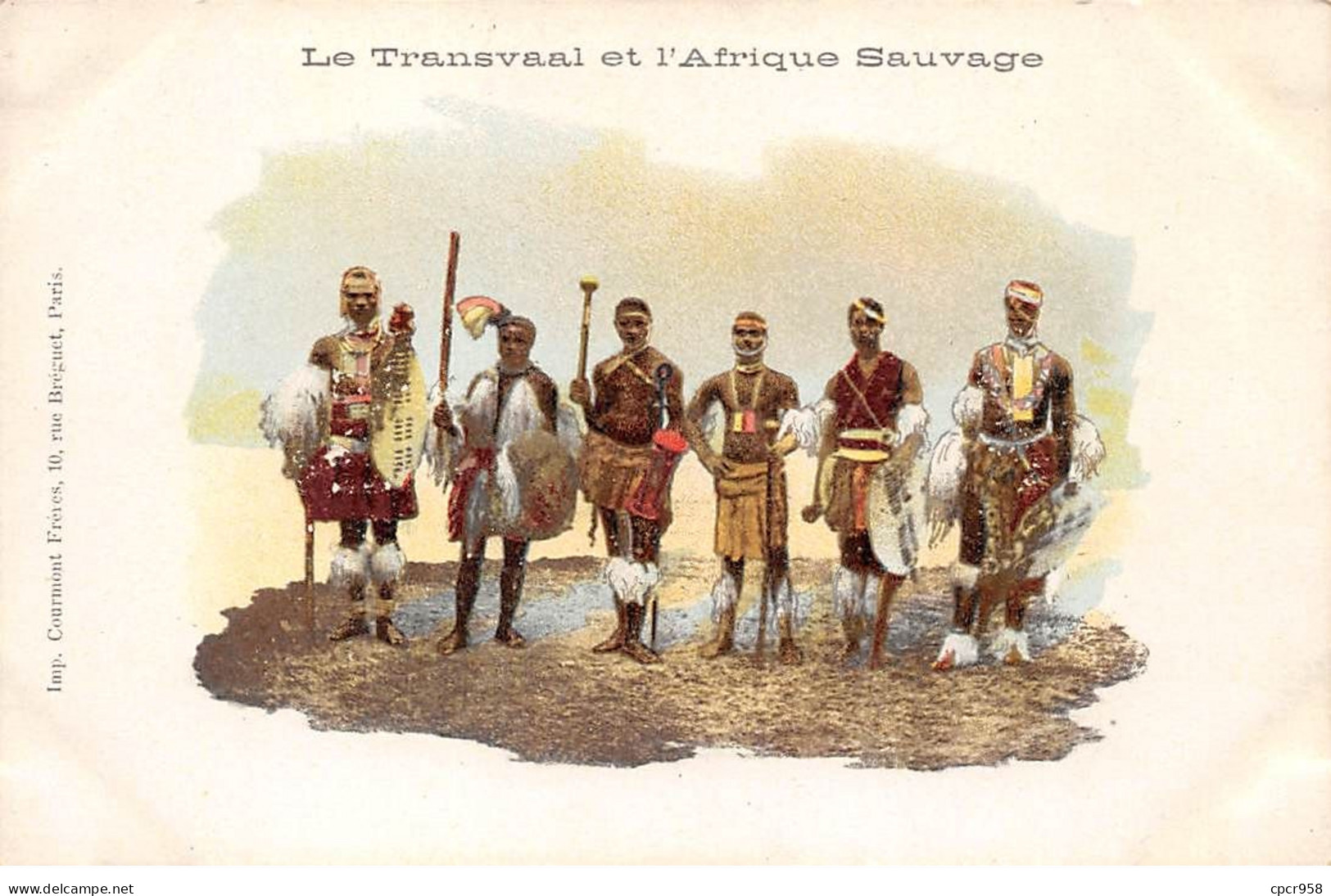 Afrique Du Sud - N°72341 - Le Transvaal Et L'Afrique Sauvage - Groupe De Guerriers - Südafrika