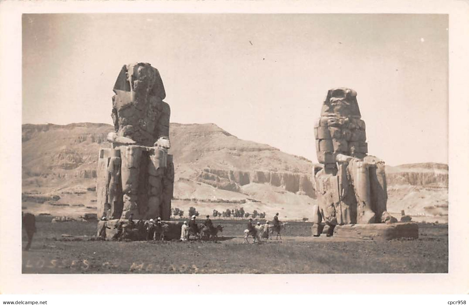 Egypte - N°72295 - THEBES - The Two Colossi Of Memmon - Otros & Sin Clasificación