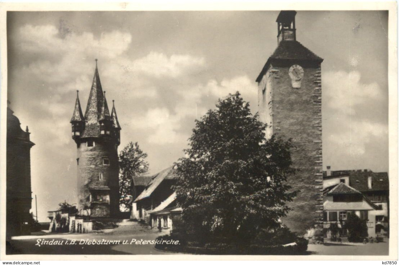 Lindau, Diebsturm U. Peterskirche - Lindau A. Bodensee