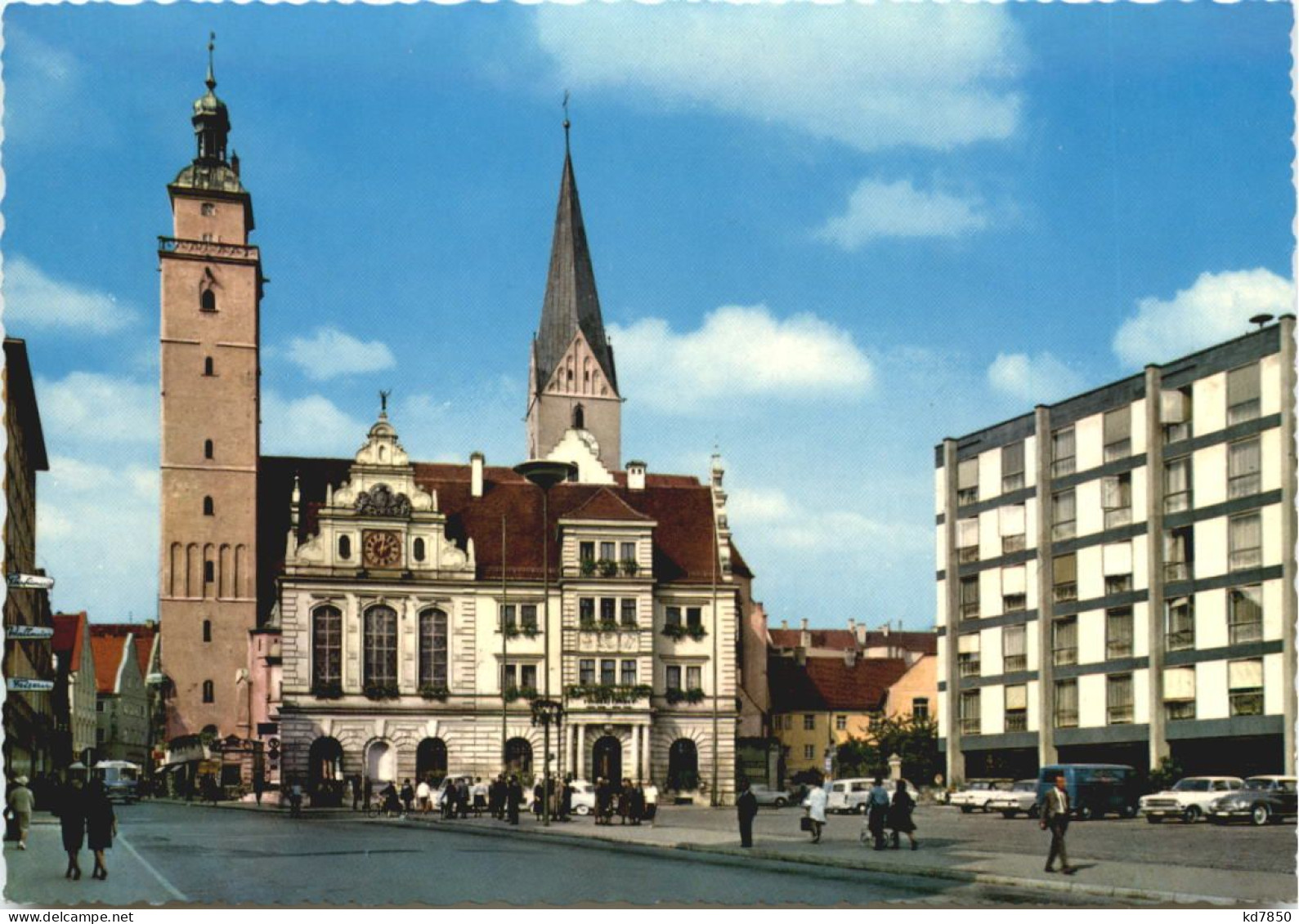 Ingolstadt, Rathausplatz Mit Moritzkirche - Ingolstadt