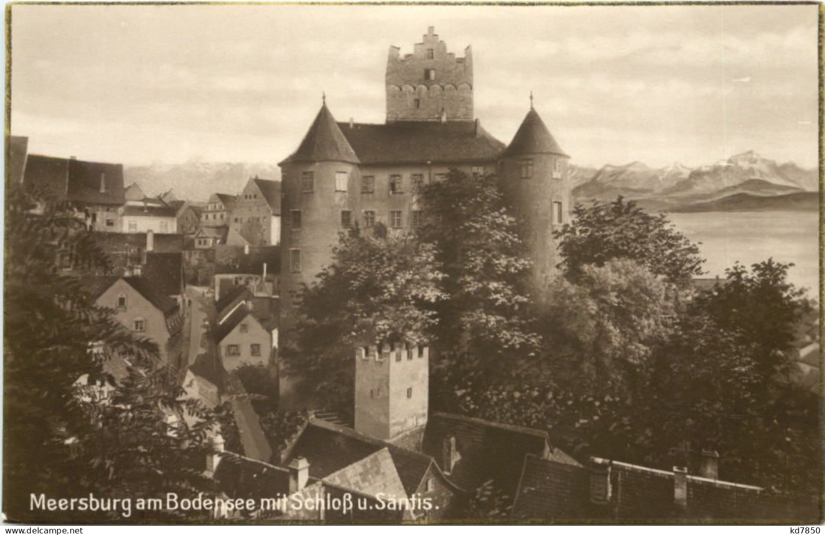 Meersburg, Mit Schloss Und Säntis - Meersburg