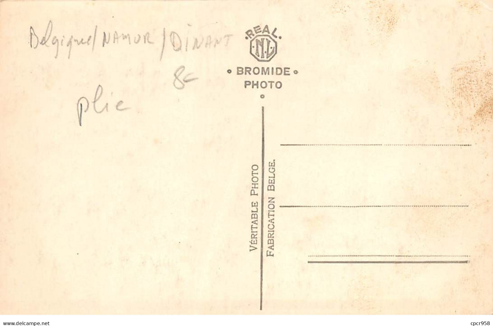 Belgique - N°72645 - DINANT - Vue Générale - Carte Pliée, Vendue En L'état - Dinant