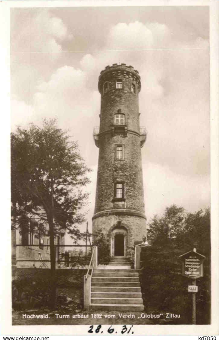 Hochwald, Aussichtsturm, Zittau - Zittau