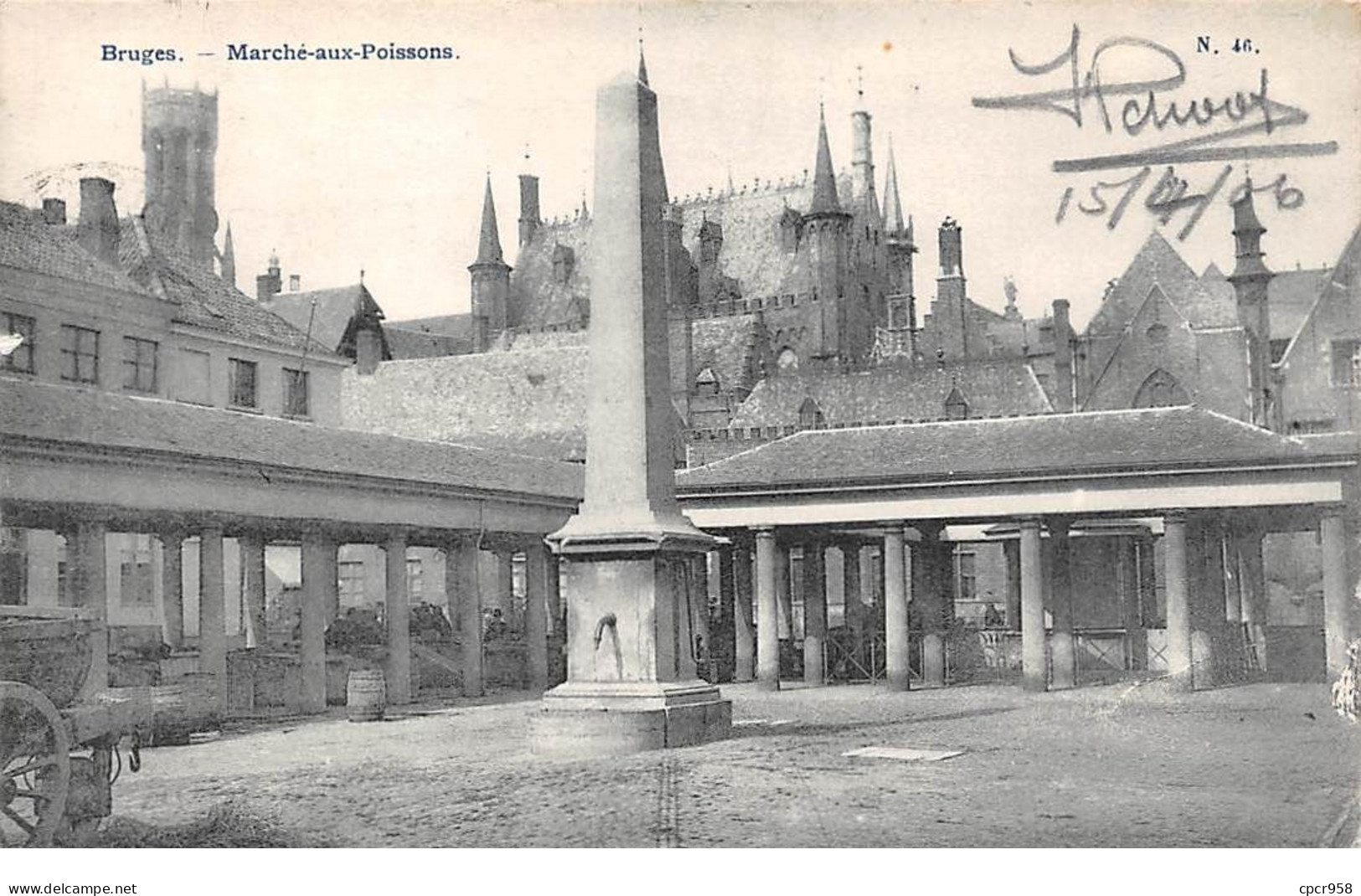 Belgique - N°71389 - BRUGGE - Marché Aux Poissons - Brugge