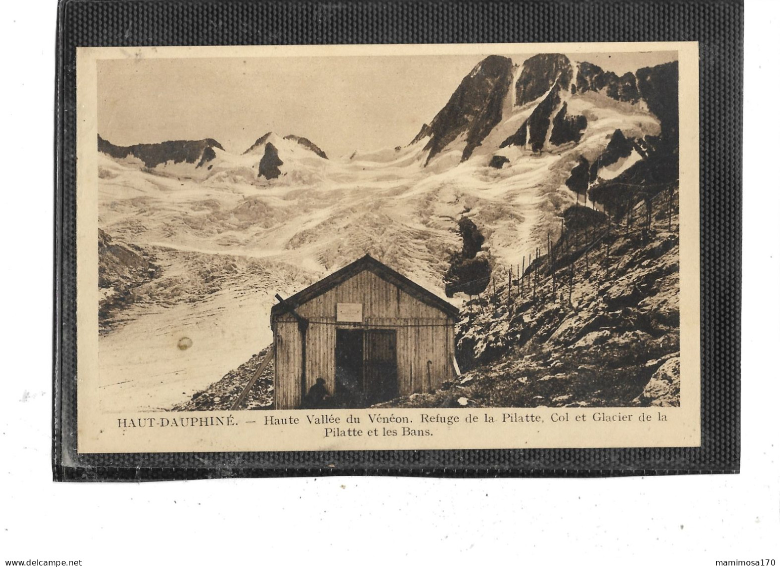 38-SAINT-CHRISTOPHE-en-OISANS-( Venosc)- Une Vue Animée Du " REFUGE De La PILATTE "Le GLACIER Et Les BANS - Other & Unclassified