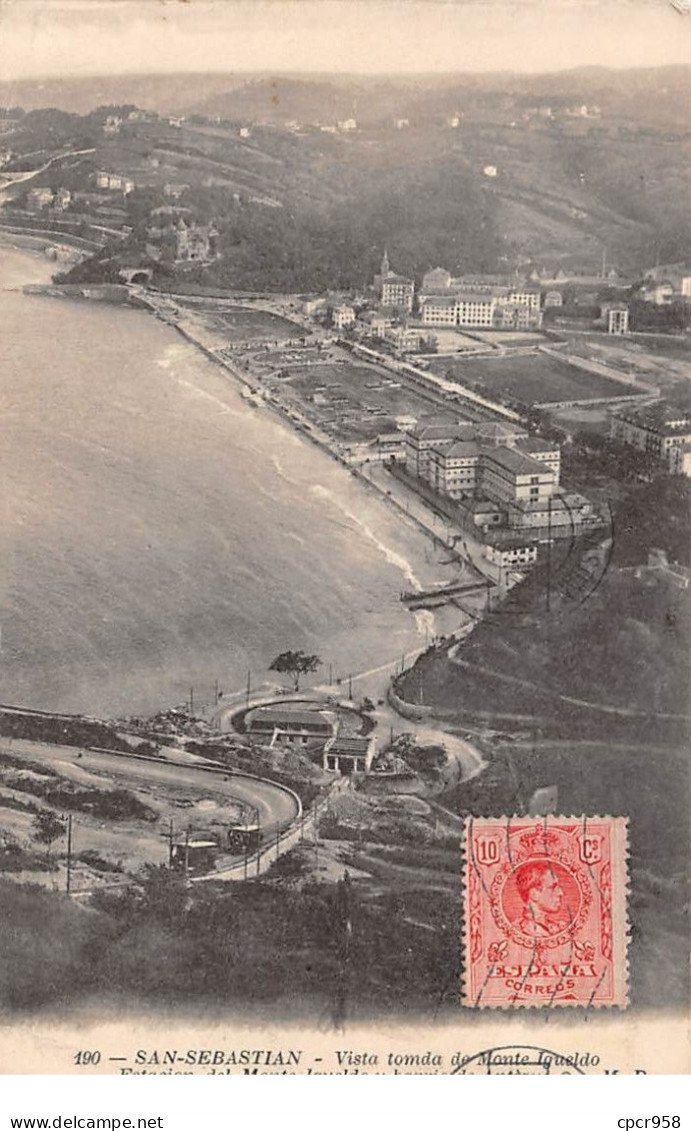 Espagne - N°71041 - GUIPUZCOA - SAN-SEBASTIAN - Vista Tomda De Monte Igueldo ... - Guipúzcoa (San Sebastián)