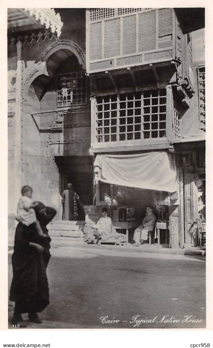 Egypte - N°70914 - LE CAIRE - Typical Native House - El Cairo