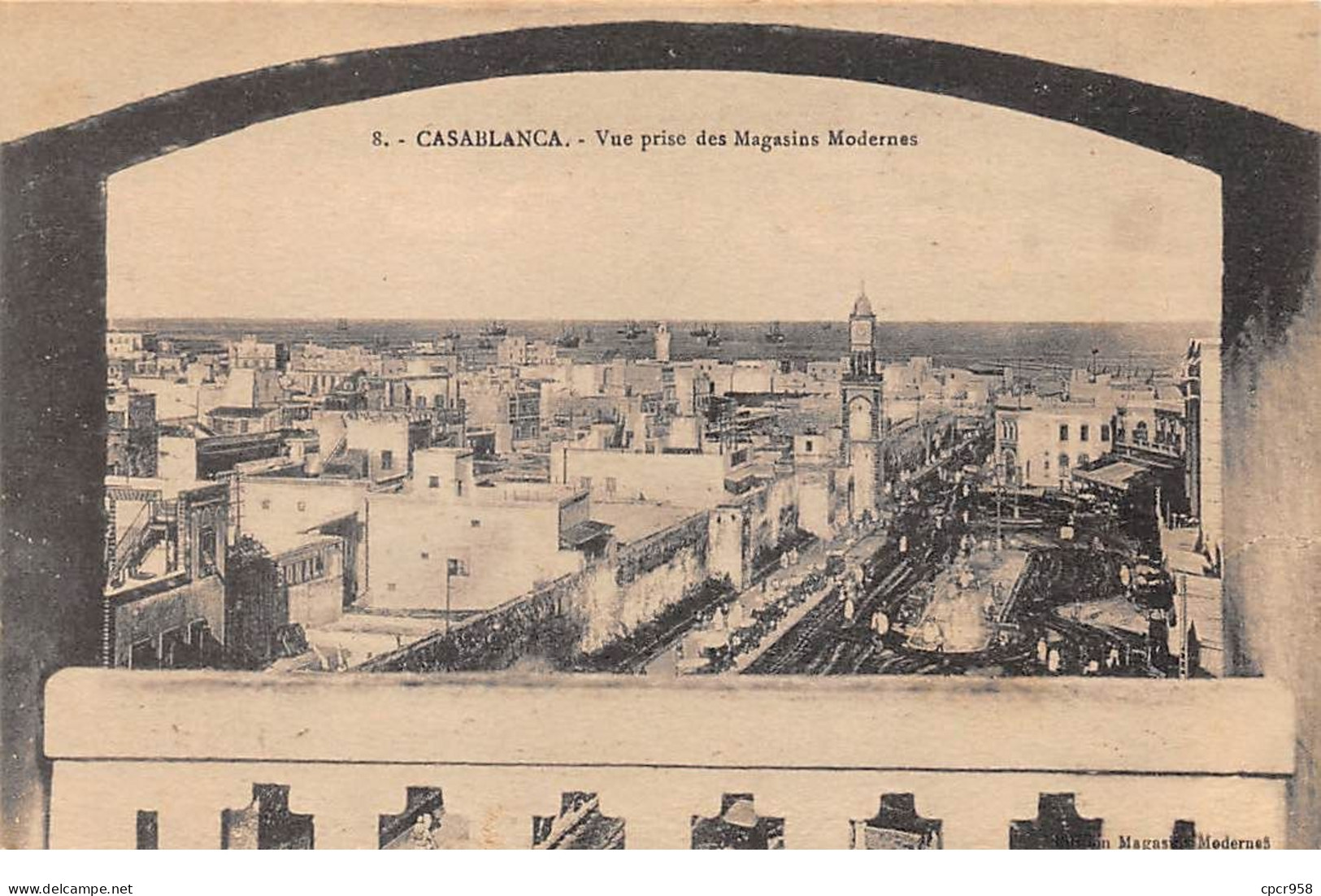 Maroc - N°70917 - CASABLANCA - Vue Prise Des Magasins Modernes - Casablanca