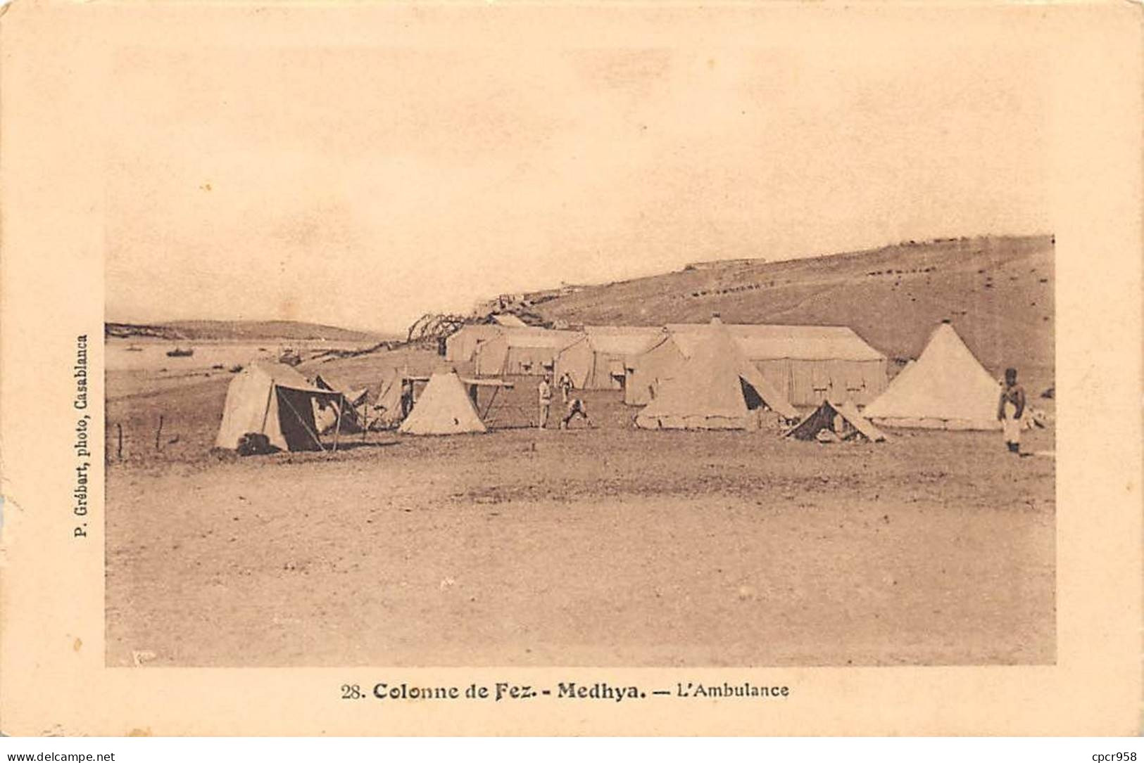 Maroc - N°79974 - Colonne De FEZ MEDHYA - L'Ambulance - Fez (Fès)