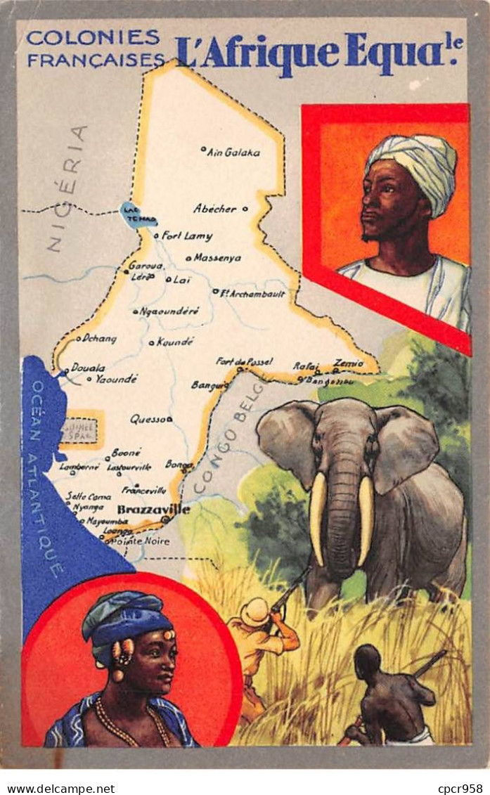 Afrique - N°80006 - Colonies Françaises L'AFRIQUE EQUATORIALE - Edition Spéciale Des Produits Du Lion Noir - Non Classés