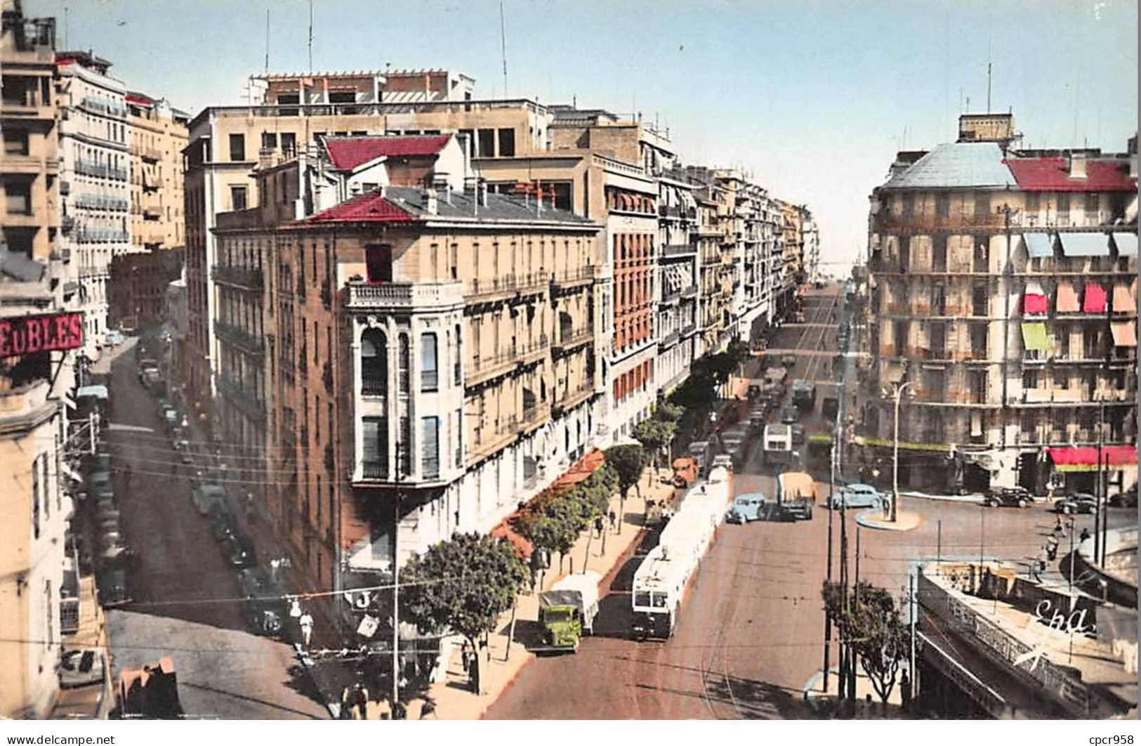 Algérie - N°79993 - ALGER - Angle Rue Charras Et Boulevard Baudin - Alger