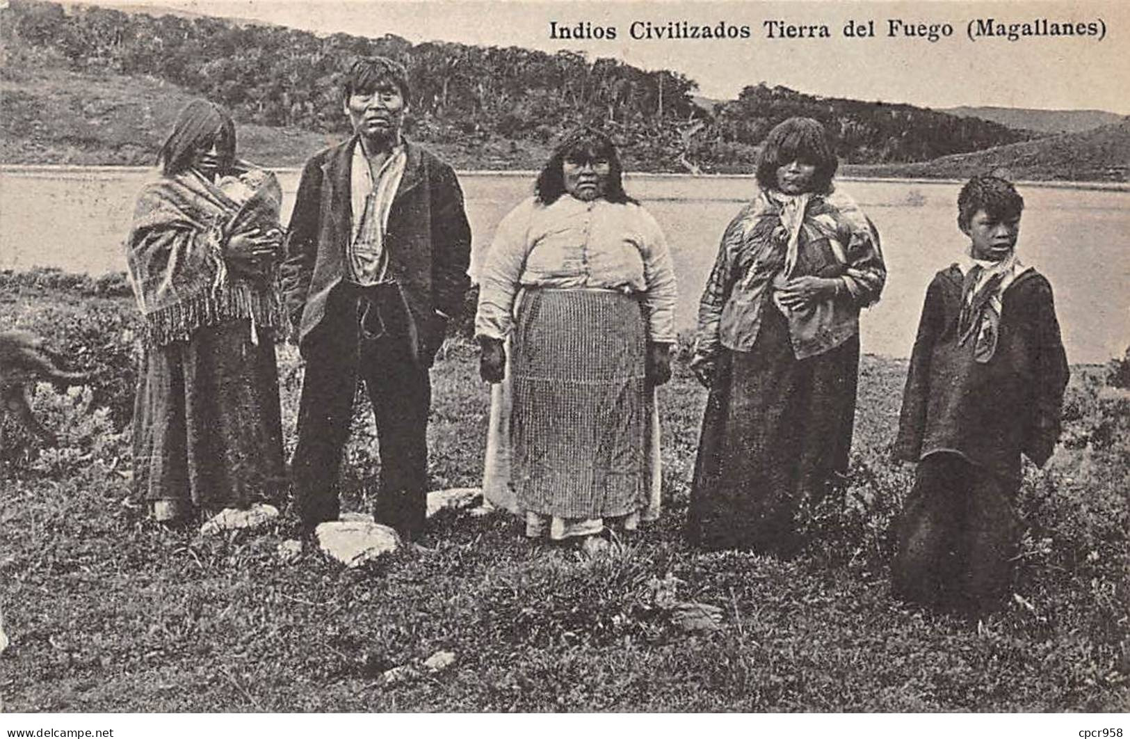 Chili - N°78938 - Indios Civilizados Tierra Del Fuego (Magallanes) - AFFRANCHISSEMENT DE COMPLAISANCE - Chile