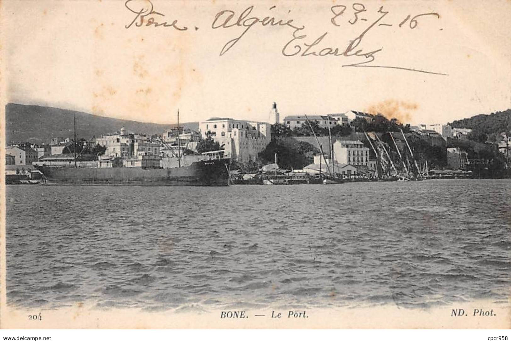 Algérie - N°79571 - BONE - Le Port - Annaba (Bône)