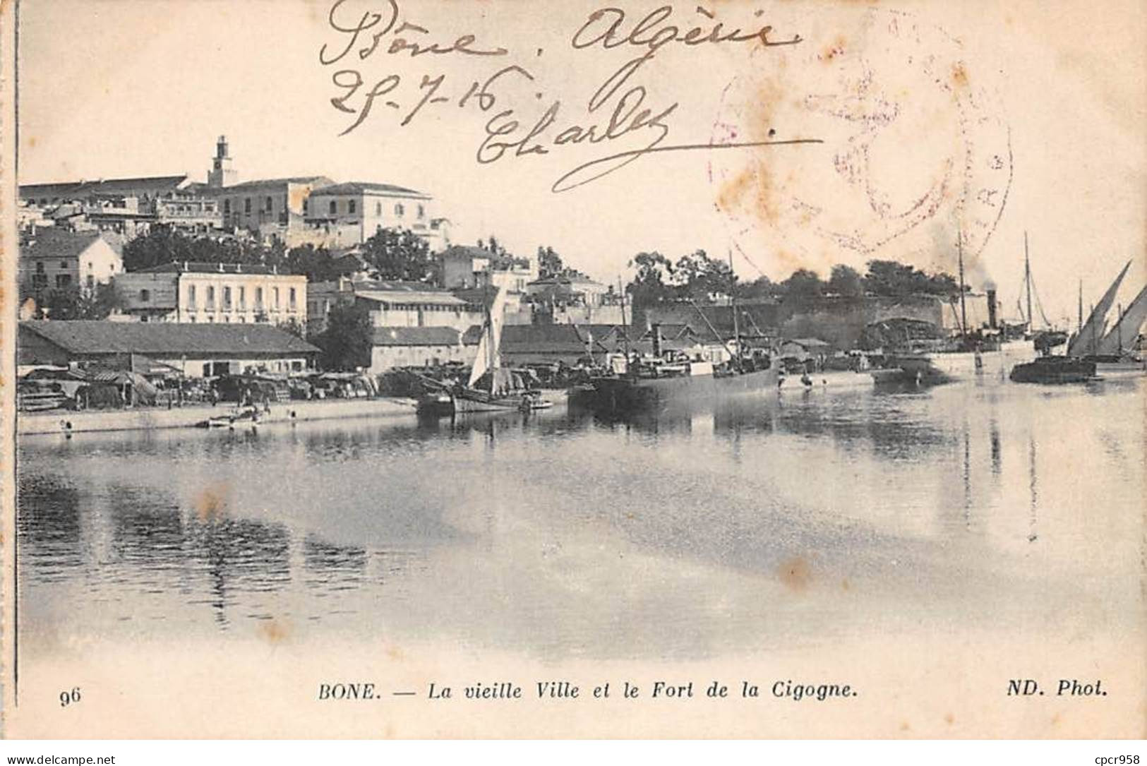 Algérie - N°79569 - BONE - La Vieille Ville Et Le Fort De La Cigogne - Annaba (Bône)