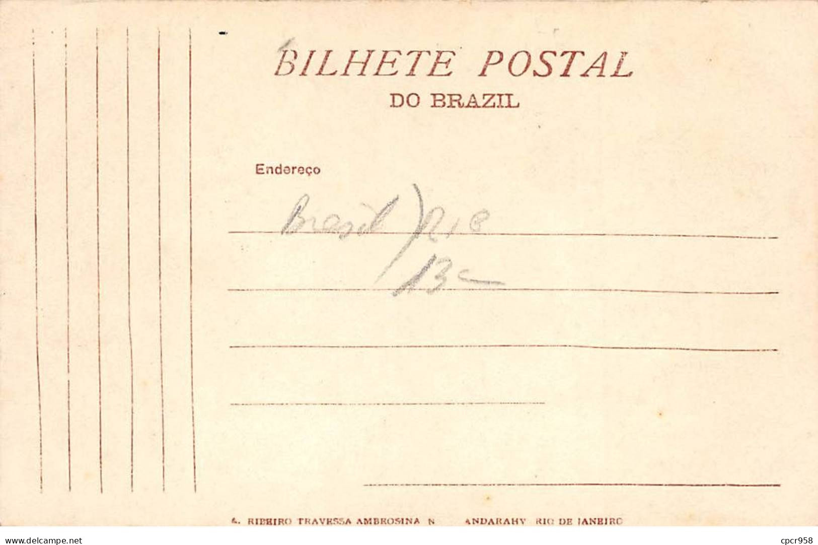 Brésil - N°78968 - RIO DE JANEIRO - Ilha Fiscal - Carte Avec Bel Affranchissement - Rio De Janeiro