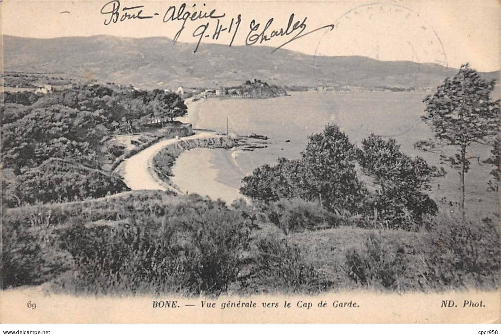 Algérie - N°79565 - BONE - Vue Générale Vers Le Cap De Garde - Annaba (Bône)