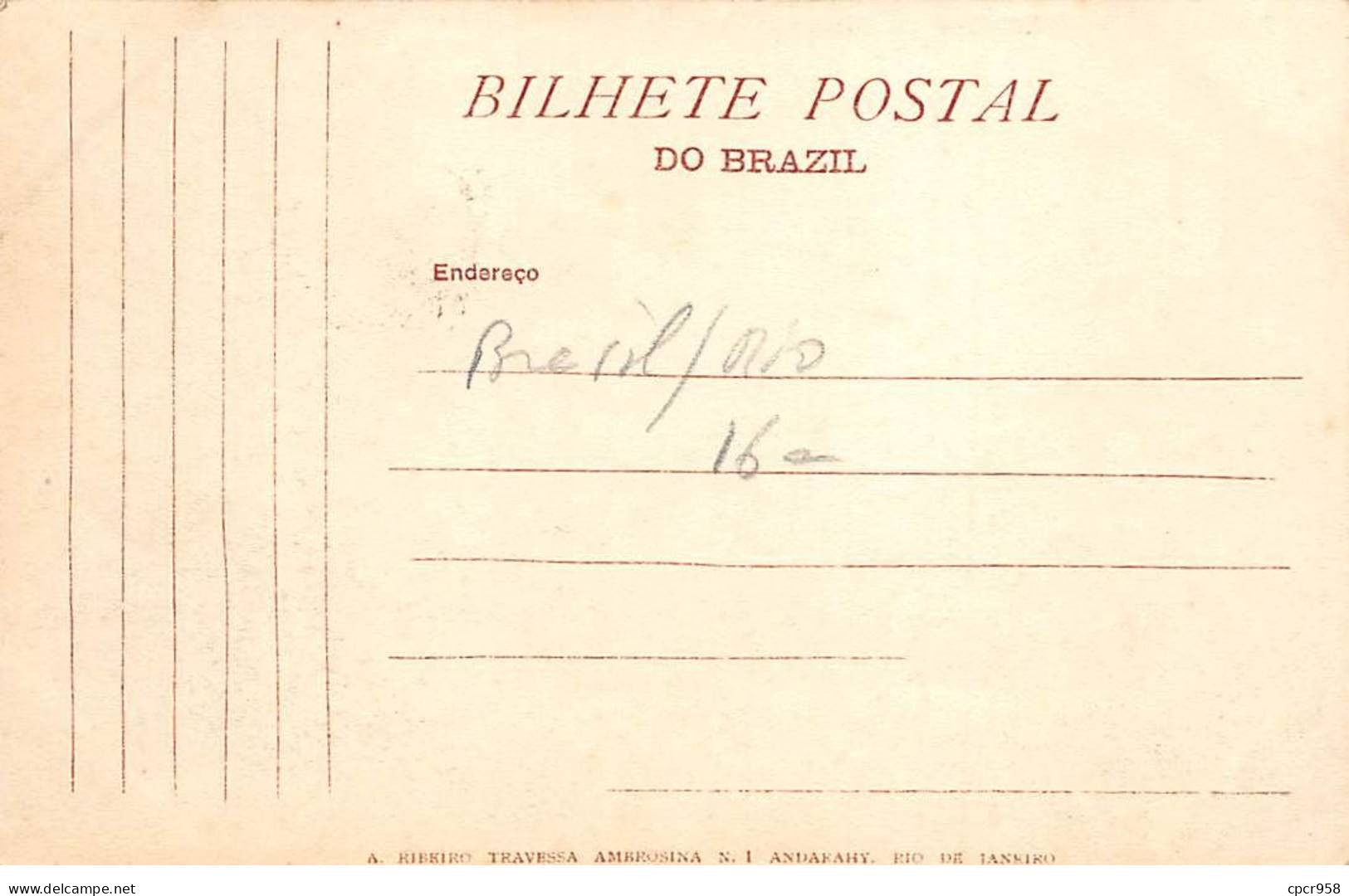 Brésil - N°78964 - RIO DE JANEIRO - Botafogo - Carte Avec Bel Affranchissement - Rio De Janeiro