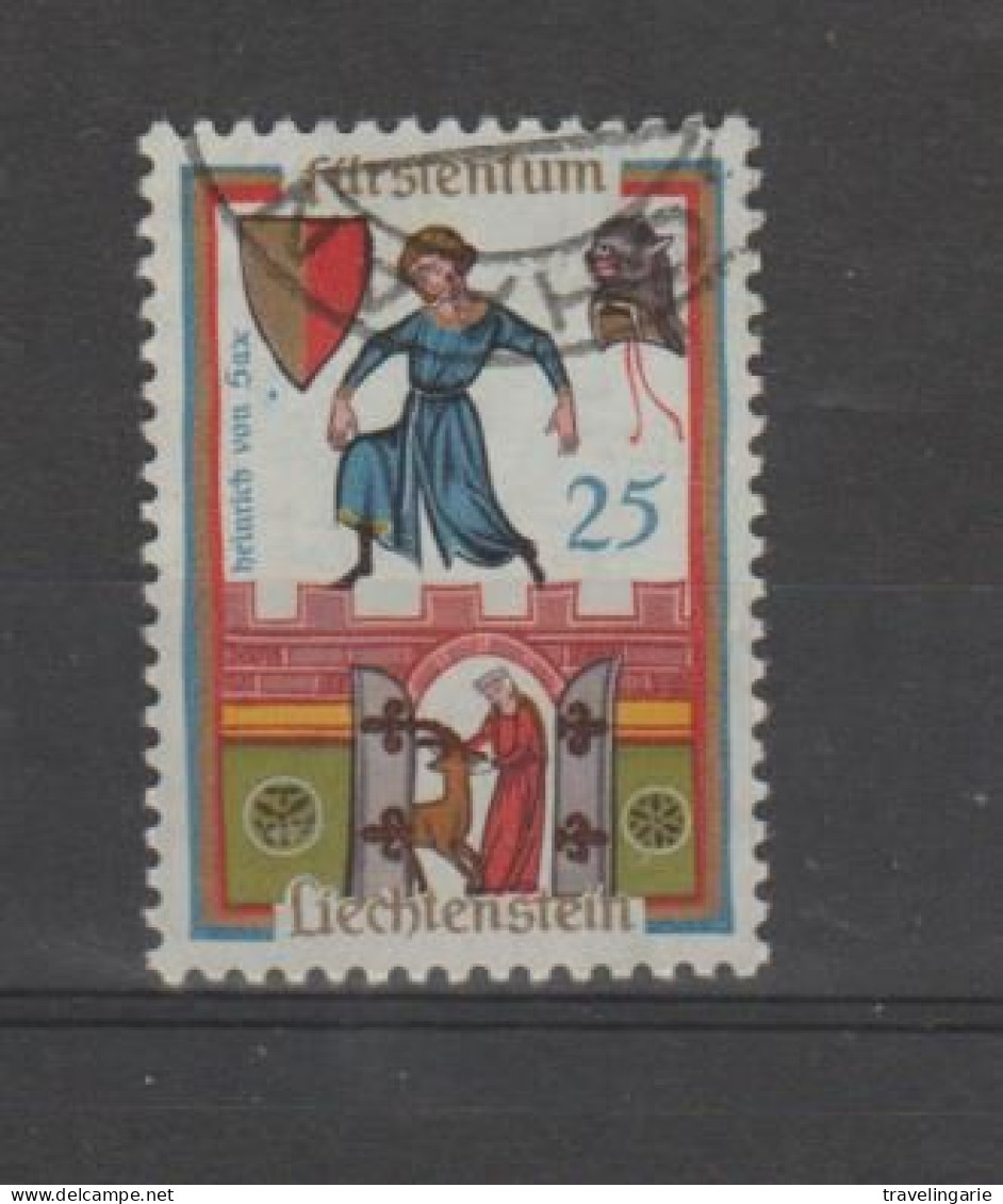 Liechtenstein 1963 Heinrich Von Sax 25R ° Used - Used Stamps