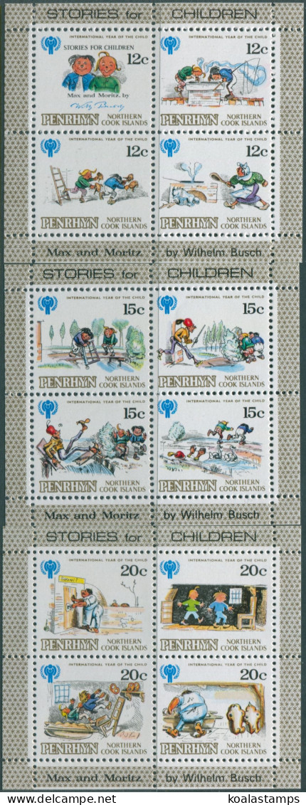 Cook Islands Penrhyn 1979 SG133-144 IYC Set MNH - Penrhyn